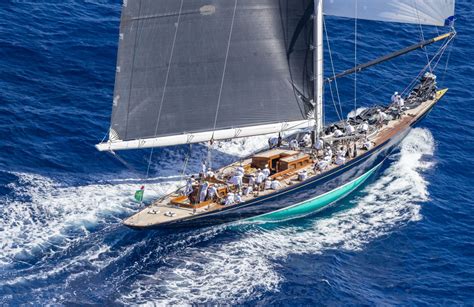 The biggest yachts competing at the Maxi Yacht Rolex Cup